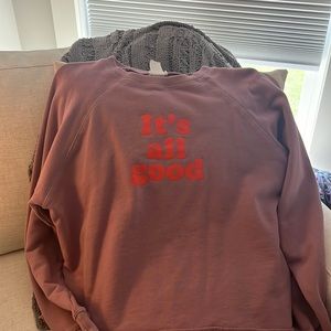 Natural life sweatshirt. Size small